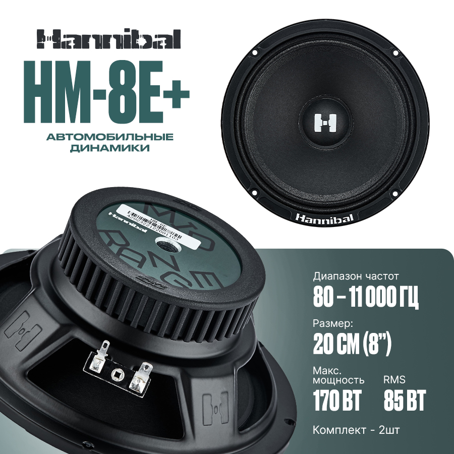 СЧ динамики Deaf Bonce Hannibal HM-8E+ - фото