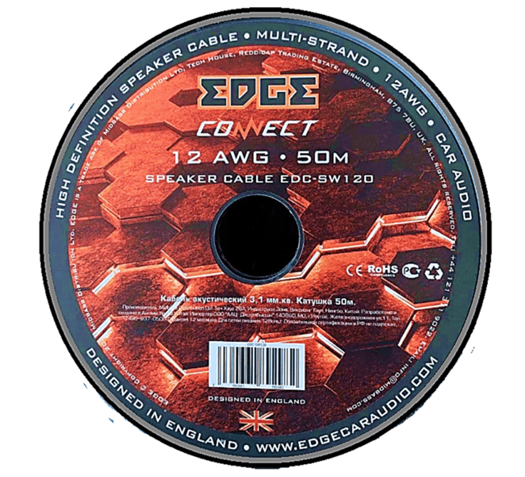 Акустический кабель EDGE EDC-SW120 (1б-50м)(1м) - фото