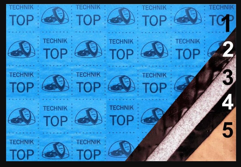 Вибропоглощающий материал STG Technik TOP 4,5 0,5х0,7 (1уп-6л) (1л) - фото